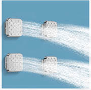 Bostingner Shower Jets Body Spray Spa Massage Jets 3 Inch Square Chrome 4PCS - bostingner