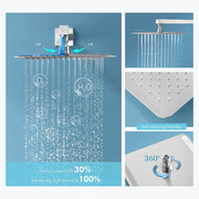Bostingner Shower Body Sprays Systems with Tub Spout Wall Mount Brushed Nickel 10 Inch - bostingner
