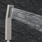 Bostingner Solid Brass Hand Held High Pressure Curved Shower Head - bostingner