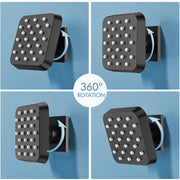 Bostingner Shower Jets Body Spray Spa Massage Jets 3 Inch Square Matte Black 4PCS - bostingner