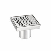 Bostingner Square Shower Drain with Shower Drain Flange 4Inch/5Inch/6Inch/8Inch - bostingner