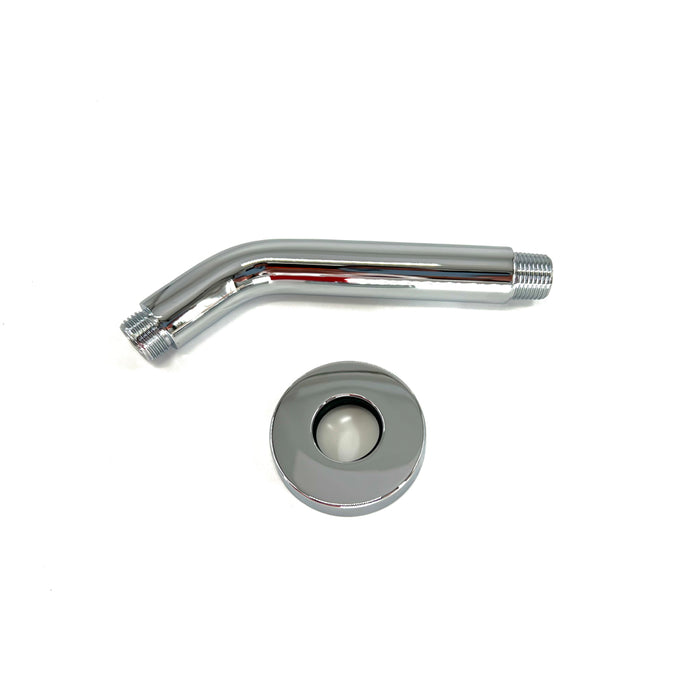 Bostingner Stainless Steel Shower Arm And Flange Wall-Mounted For Fixed Shower Head - bostingner