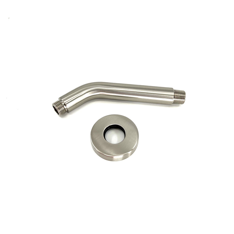 Bostingner Stainless Steel Shower Arm And Flange Wall-Mounted For Fixed Shower Head - bostingner